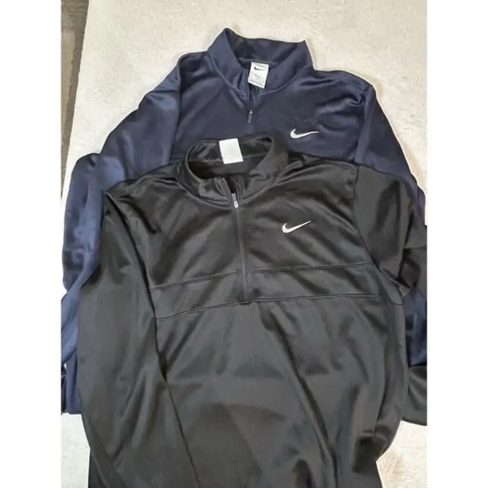 Nike Dri-Fit Essential Tech 1/4 Zip‎ Tri Cot Lightweight Jackets Men's Sz L Two
